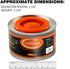 6 Hour Chafing Fuel Liquid Wick Cooking Cans Buffet Food Warmer Dish Burners - Easy Open - 6 Pack