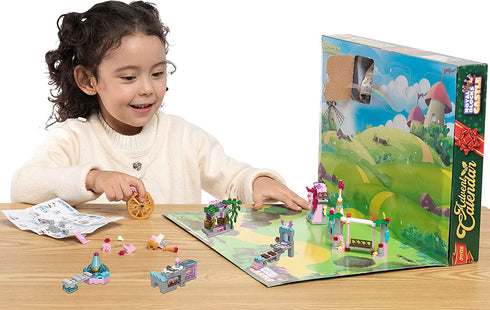JOYIN 2021 Christmas Advent Calendar 12 Days Countdown Girls Calendar with Princess Castle Building Blocks Toys for Kids Girls STEM Building Toys