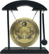 Mose Cafolo Zen Art Brass Feng Shui Desktop Table Gong, Dragon with Taiji Symbols, Makes Clear Sound, Collectible Figurines