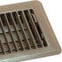Accord ABFRBR410 Floor Register with Louvered Design, 4-Inch x 10-Inch(Duct Opening Measurements), Brown