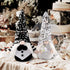 2 Pcs Bride & Bridegroom Wedding Dress Gnome Decoration, Shinning Wedding Dress Gnome Plush Present,Couple Dwarf Doll Elf Scandinavian Ornaments Home Decor Plot Gifts