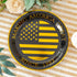 Crisky 40th Birthday Plates Black and Gold Dessert, Buffet, Cake, Lunch, Dinner Plates for 40th Birthday Decorations Party Supplies, Making Great Since 1982. 50 Count, 9" Plate