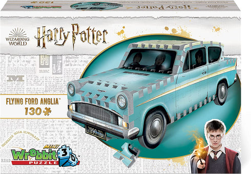 WREBBIT 3D Harry Potter – Flying Ford Anglia 3D Jigsaw Puzzle - 130 Pieces (W3D-0202)
