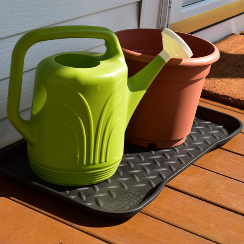 JobSite Heavy Duty Boot Tray, Multi-Purpose for Shoes, Pets, Garden - Mudroom, Entryway, Garage - Indoor or Outdoor - 15 x 28 Inch - 1 Pack