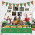 Football Theme Party Supplies - Includes Football Banner, Plates, Napkins, Cup, Tablecloth, Knives, Fork, Spoon and Straws for Boys Sports Theme Birthday Decorations, Serves 20 Guests