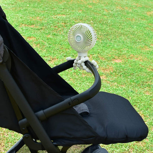 HomeLifairy Stroller Fan 2600mAh Battery Fan Clip On Fan Rechargeable Handheld Personal Portable Fan Car Seat Fan for Baby Small Desk USB Mini Fan for Stroller Accessories Crib Car Rides