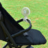 HomeLifairy Stroller Fan 2600mAh Battery Fan Clip On Fan Rechargeable Handheld Personal Portable Fan Car Seat Fan for Baby Small Desk USB Mini Fan for Stroller Accessories Crib Car Rides