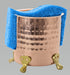 Monarch Abode 17099 Pure Copper Hand Hammered Sponge Holder, 4.5 in x 4 in x 3.5