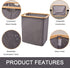 Collapsible Laundry Hamper with Removable Laundry Bag - Large Laundry Basket Organizer with Handle, Dirty Clothes Hamper Toys Organizer for Bedroom, Bathroom