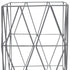 Simple Designs LT1073-GRY Geometric Square Metal Table Lamp, Gray