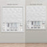Exclusive Home Curtains Prague Trellis Blackout Roman Shade, 27x64, White