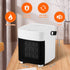 CanJoo Space Heater, Small Space Heater, 650W/1200W Safe Portable Electric PTC Ceramic Space Heater for Bedroom Dorm Office Desktop Bathroom & Indoor Use White