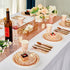 Party Supplies 175 Disposable Dinnerware Set Gold Dots on Pink Paper Plates Cups and Napkins, Gold Plastic Knives Spoons Forks for Baby Shower Wedding Party Bridal Shower