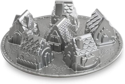 Nordic Ware Platinum Cozy Village Baking Pan