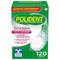 Polident Smokers Antibacterial Denture Cleanser Effervescent Tablets - 120Ct