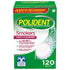Polident Smokers Antibacterial Denture Cleanser Effervescent Tablets - 120Ct