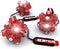 STKR Concepts Magnetic Light Mine Hands - Free Task Light Stocking Stuffer - 3 - Pack, Red