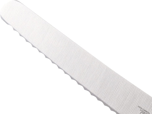 Mercer Culinary - M23210WBH Mercer Culinary Millennia 10-Inch Wide Wavy Edge Bread Knife, White