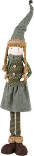 SoHearted | Claire Girl - 22.5 Inches | Handmade Christmas Girl Decoration Fabric Stuffed Figurine