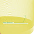 Mind Reader Set Garbage Waste Basket Recycling Bin, Round, Yellow