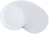 DII Melamine Reusable 9" Round Party or Picnic Plate, Set of 12, White