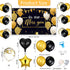 79 Pieces We Will Miss You Party Decorations Black Gold Going Away Party Supplies Balloon and Backdrop Banner Farewell Party Decorations Kit for Retirement Party Office Home Decoration Party Supplies
