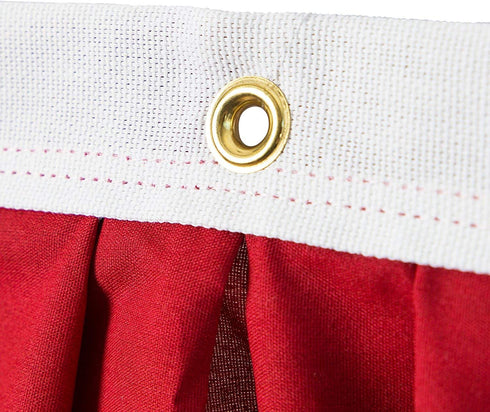 Valley Forge American Fan Flag 3' x 6' Polycotton Sentinel 100% Made In U.S.A. Stars and Stripes Bunting Canvas Header Brass Grommets Model 36636010-5-S,Multi color