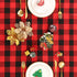 Plaid Tablecloth 56x120 Inch Black and Red Check Tablecloth Farmhouse Table Cover Spring Party Decor Holiday Table Decoration
