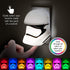 Star Wars Color-Select LED Night Light, Star Wars, Color Changing, Disney Night Light, Light Sensing, Galaxy, for Kids, 3D Star Wars, Plug-in, 43067