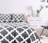 Utopia Bedding Printed Comforter Set (Full, Grey) with 2 Pillow Shams - Luxurious Brushed Microfiber - Down Alternative Comforter - Soft and Comfortable - Machine Washable