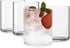 Thin Drinking Glasses Set of 4,15oz Cocktail Glass Set,Low ball Glasses for Water,Juice,Milk,Cocktails, Beer and More, Elegant Bar Glassware,Lead-Free whiskey Glasses,Glass Drink Tumblers (15 OZ)