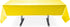 Mountclear 12-Pack Disposable Plastic Tablecloths - 54 x 108 Inch Size Table Cloth Ideal Rectangular Table Covers for Any Tables Upto 8 Feet Long Easy Clean-up of Post-Event Mess (Yelow)