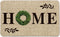 Artoid Mode Home Quote Boxwood Wreath Welcome Decorative Doormat, Daily Holiday Farmhouse Low-Profile Floor Mat Switch Mat for Indoor Outdoor 17 x 29 Inch