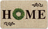Artoid Mode Home Quote Boxwood Wreath Welcome Decorative Doormat, Daily Holiday Farmhouse Low-Profile Floor Mat Switch Mat for Indoor Outdoor 17 x 29 Inch