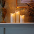 LumaBase 93101 Battery Operated 5" Pillar Candle with Moving Flame