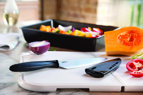 ZYLISS Chef's Knife with Sheath Cover, 7.25-Inch Stainless Steel Blade