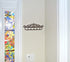 gasare, Key Holder for Wall, Decorative Key Rack, 5 Sturdy Hooks, Cast Iron, Brown, 12½ x 5¼ Inches, Wall Mount Screws and Anchors, 1 Unit