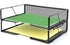 Meshist Stackable Letter Tray Desk Organizer, 2 Tier Mesh Desktop File Organizer, Document Paper Tray Organizer, Perfect for Home and Office, Black