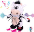 Hopearl Talking Singing Cow Repeats What You Say Walking Electric Interactive Animated Toy Speaking Plush Buddy Gift for Toddlers, 8''