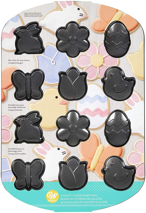 Wilton Spring Shapes 12 Cavity Cookie Pan
