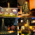 Christmas Decorations Star String Lights, 290 LED Waterfall Tree Lights with 11" Topper Star Christmas Lights Indoor Outdoor Decorative for Wedding Yard Party Home Holiday Decor (Warm White)
