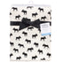 Hudson Baby Unisex Baby Quilted Multi-Purpose Swaddle, Receiving, Stroller Blanket, Moose 1-Pack, One Size