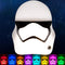 Star Wars Color-Select LED Night Light, Star Wars, Color Changing, Disney Night Light, Light Sensing, Galaxy, for Kids, 3D Star Wars, Plug-in, 43067