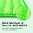 Microfiber Mop Pads 4 Pack - Reusable Washable Cloth Mop Head Replacements Best Thick Spray Wet Dust Dry Flat Velcro Attachment 18" Inch - Cleaning Refill Fits Bona, Bruce, Rubbermaid, Libman + More