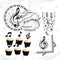 44 PCS Music Party Supplies Music Cupcake Toppers Music Party Plates and Napkins Music Party Favors Music Cake Topper Rock Party Supplies Guitar Party Supplies