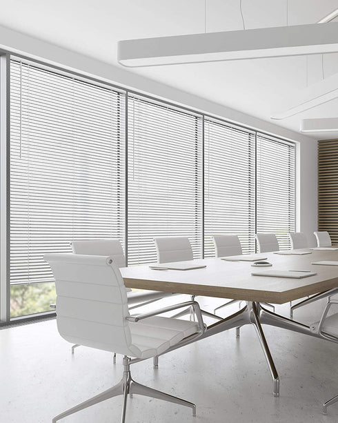 CHICOLOGY Blinds for Windows , Mini Blinds , Window Blinds , Door Blinds , Blinds & Shades , Camper Blinds , Mini Blinds for Windows , Horizontal Window Blinds , Gloss White , 32"W X 48"H