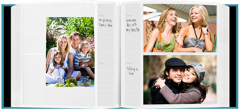 Pioneer Photo Albums Holds 200 Photos, Turquoise Blue, 4" x 6"