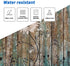 Lnond Floral Shower Curtain, Farmhouse Shower Curtain with 12 Hooks, Seashell Starfish Shower Curtains, Washable Waterproof Fabric Shower Curtain Set for Bathroom (72" x 72")
