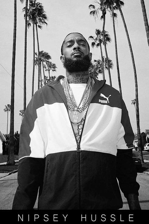 777 Tri-Seven Entertainment Nipsey Hussle Poster South Central Large Wall Print (24"x36"), Multicolor (NHPSCLWP2436)