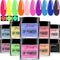 Dip Powder Nail Kit - 10 Dip Powder Colors Refill with Glow in The Dark Nail Dip Powder